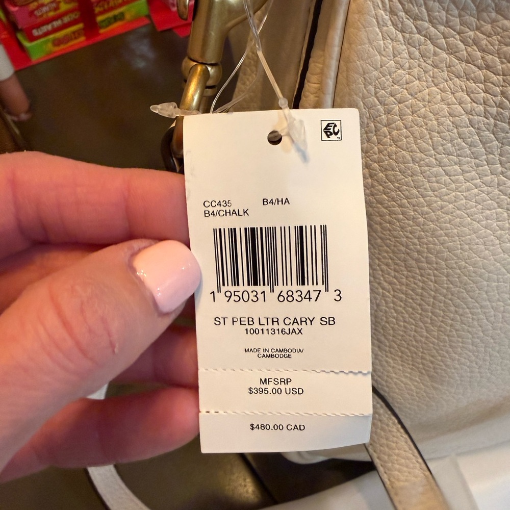 Coach NWT Cary shoulder bag pebbled leather CC435 - Picture 2 of 8